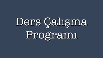 Photo of Ders Çalışma Programı ALES